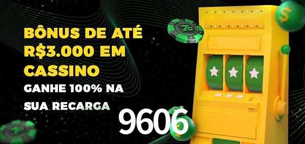 9606 melhor bônus de depósito
